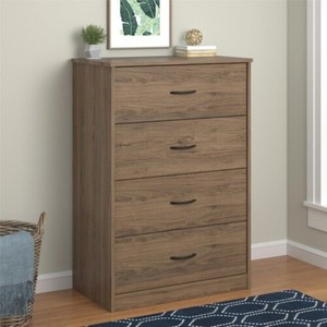 4 Drawer Dresser Rustic Oak Finish Bedroom Furniture Wooden Storage Image Is Loading 4 Drawer Dresser Rustic Oak Finish Bedroom Furniture