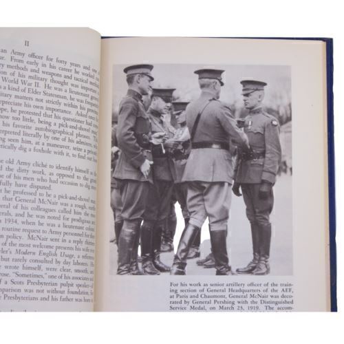 WWII General McNAIR Friendly Fire Military Education WWI Normandy OP Quicksilver - Imagen 5 de 6