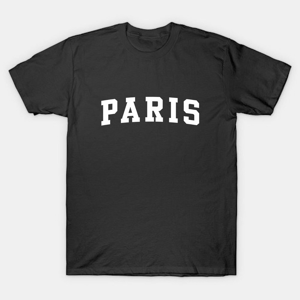★HELENE PARIS★ No Icy Print Half T-Shirt Black s-l1200.jpg