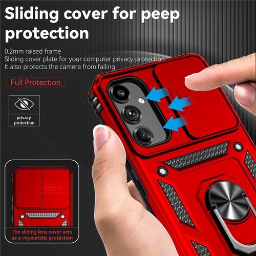 For Samsung Galaxy A54 A34 A14 A24 A25 M34 5G Case Shockproof Stand Camera Cover - Picture 4 of 22