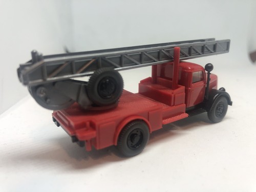 Wiking HO 1/87 Opel Blitz Fire Ladder Truck - Vintage 1984 - Picture 3 of 5