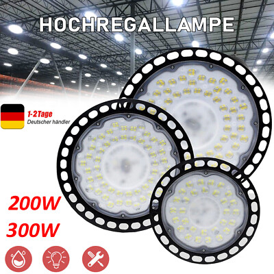 200-300W UFO LED Hallenbeleuchtung Industrielampe High bay Hallenstrahler Lampe