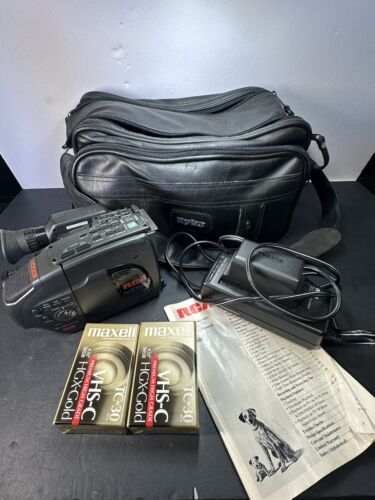 RCA (CC174) Small Wonder VHS Playback Camcorder With Strap Bundle Untested