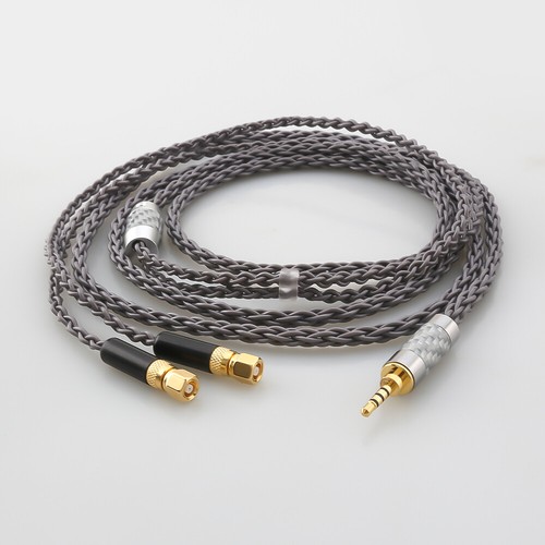 Silver Plated Replacement Cable For HiFiMan HE400 HE5 HE6 HE300 HE4 HE500 HE6 - Picture 26 of 38