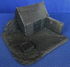 Conte Collectibles Stone Barn from Longest Day #3 - painted 54mm toy accessory