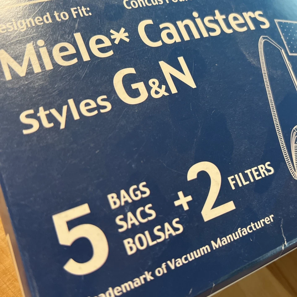 EnviroCare  Anti-Allergen  Miele G&N Bags  Canister Vacuum 5 Bags & 2 Filters - Image 2 of 4
