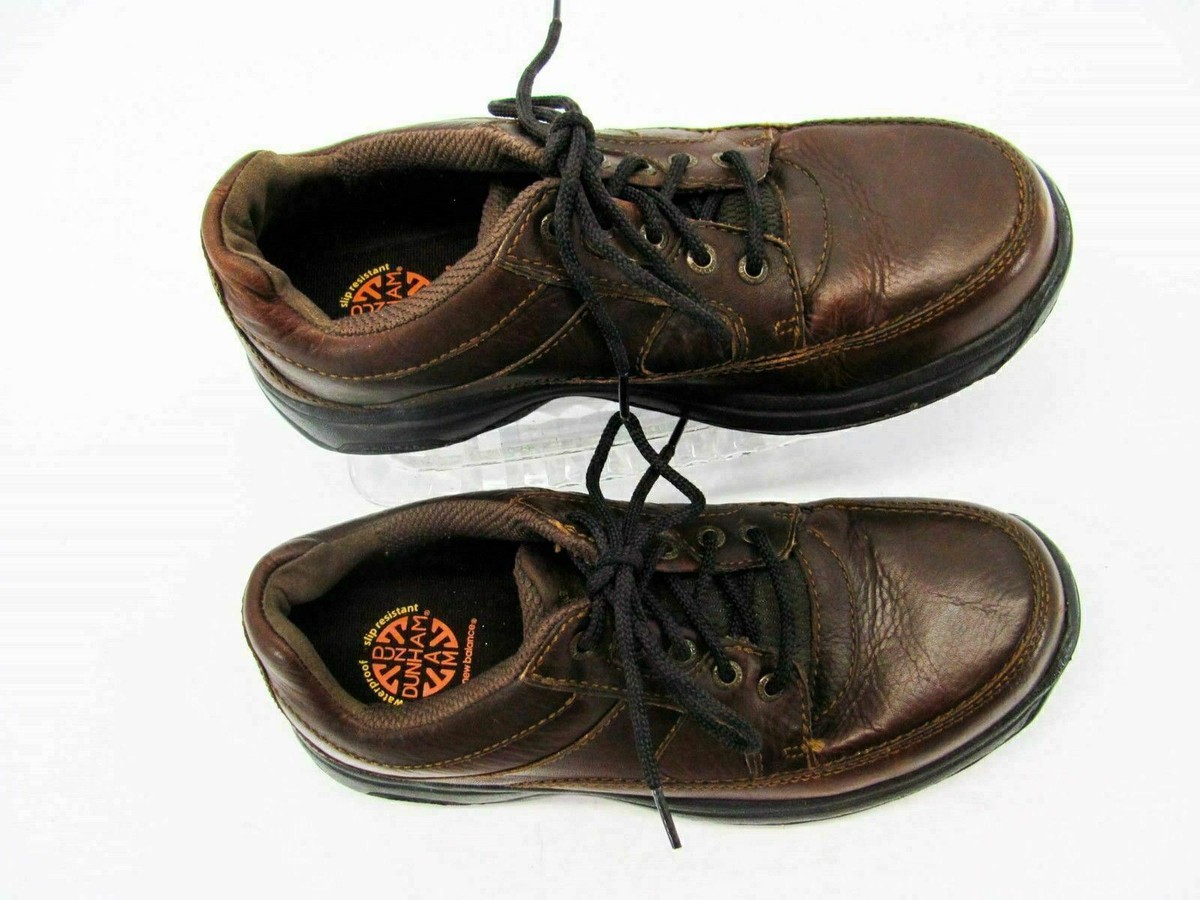 Dunham Men Shoe Windsor Size EW Brown Waterproof Slip Resistant