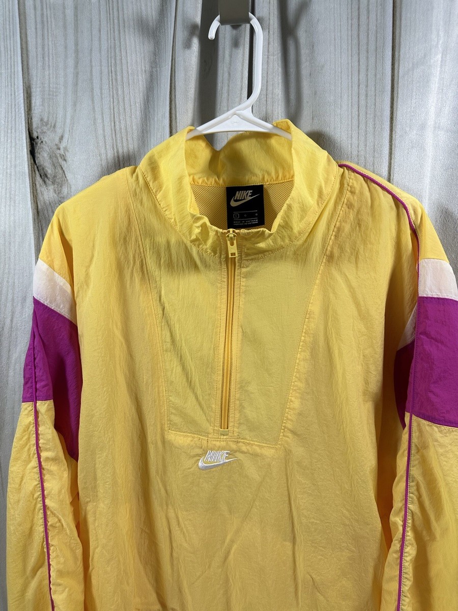 Vtg 90's Nike Streetwear Windbreaker Anorak Adult L Track