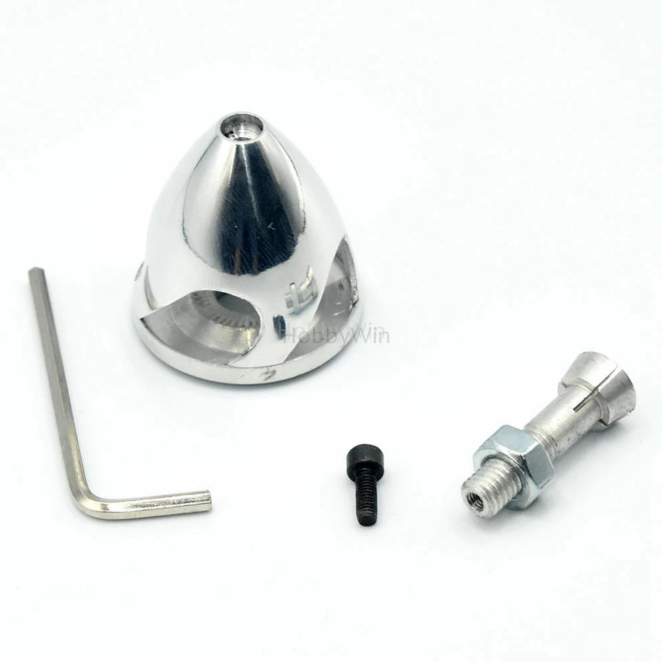 4 Slot 38mm /1.5in Aluminum Spinner for 3mm shaft motor RC Battery Model Plane - Image 2 of 4