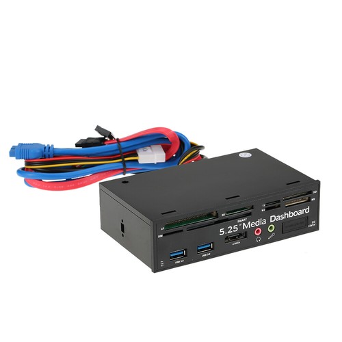 Multi-Function USB 3.0 Hub eSATA Port Internal Card Reader PC Dashboard G4J0 - Picture 5 of 11