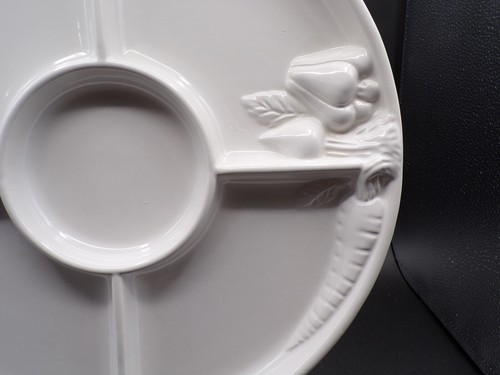 Plato de servidor dividido de 5 secciones Portugal de colección 14" en relieve D25 - Imagen 3 de 7