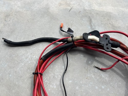 95-01 BMW 740iL E38 Positive Red Battery Cable w Terminal OEM 1436898 - Picture 4 of 16