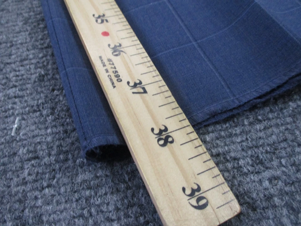 Ralph Lauren Pants Men 48 Plaid Wool Chino Business Unhemmed Comfort Flex NEW - Image 4 of 4