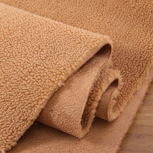 Faux Lamb Wool Sherpa Teddy Fleeced Thicken Suede Fabric Warm DIY Clothing 50CM - Picture 28 of 32