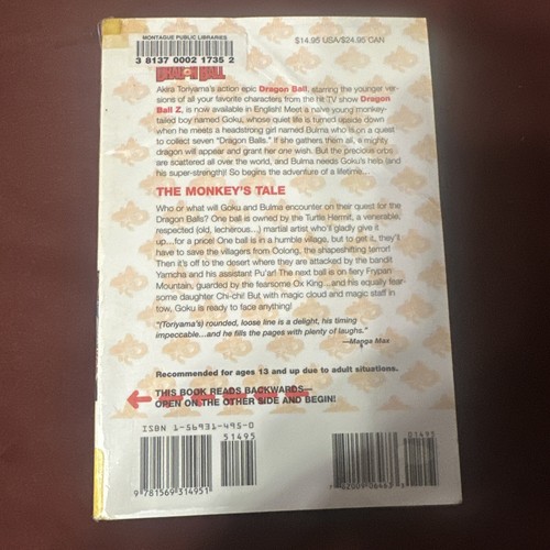 DRAGON BALL, VOL. 1 By Akira Toriyama *Ages 13 And Up - Picture 2 of 6
