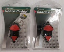 2-Golf Score Caddys World of Golf, with Key Chain. 2 Pack  VALUE!!  | B8