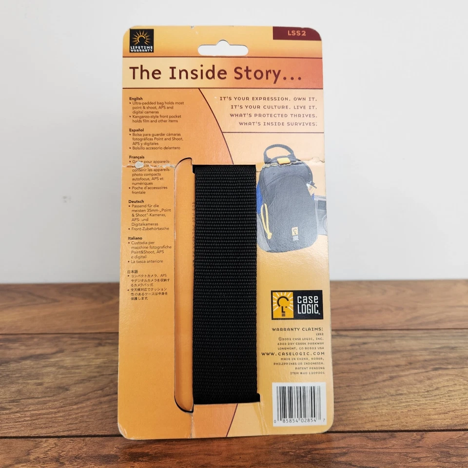 Case Logic Digital Photo Bag Black Blue Yellow New LSS2 Digital & 35mm Cameras - Image 4 of 4