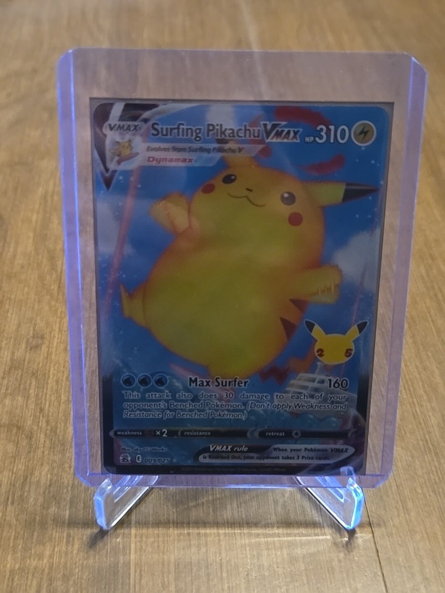 Surfing Pikachu VMAX 009/025 Celebrations Holo for sale