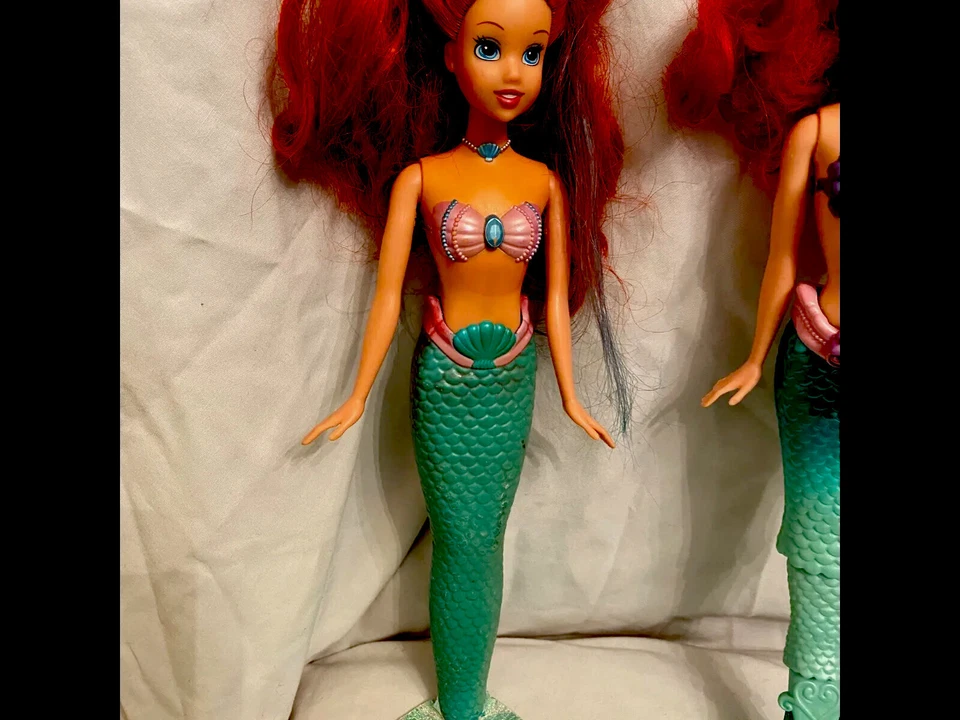 Disney Ariel y Barbie lote de 3 figuras Barbie Foto 2 de 3