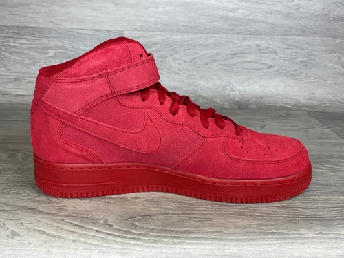 Nike Air Force 1 Mid "Red October" UK 10.5, EU 45.5, US 11.5, 315123-609 Rare - Foto 15 di 24