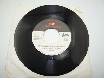 VP Records VPS-8590 C.Pitterson D.Fraser D/Harriott Di Message Riddim 1999 7'' 45