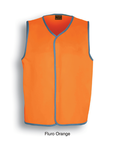 Kids Kid's Boy's Girl's high-vis hi-vis Safety Fluro Orange Fluro Yellow Vest - Picture 2 of 3