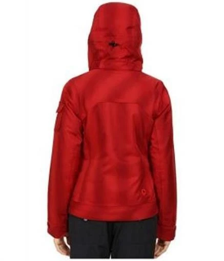 Marmot 241475 Womens Diva Waterproof Breathable Jacket Dark Crimson Size X-Large - Image 2 of 2