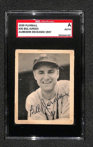 1939 Bill Jurges #35