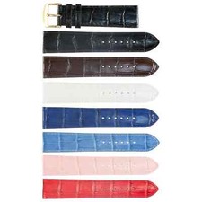 12-30MM Leather Watch Strap Alligator Grain Genuine Watch Band