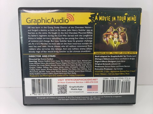Graphic Audio Sixkiller US Marshal William W. And J.A. Johnstone 5 CDs 5 Hrs. VG - Picture 2 of 6