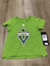 Seattle Sounders Official Adidas MLS Short Sleeve Shirt Size 2T NWT
