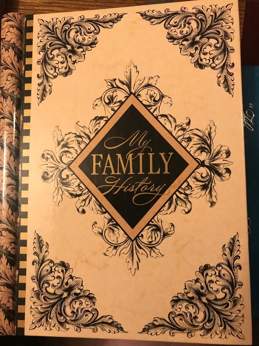 Hallmark MY FAMILY HISTORY journal book &lsquo;Hallmark Design 
