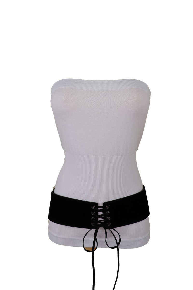 定価¥29700 新品未使用 CORSET DETAIL BELT ブラック Corset belt in black leather with buckles | The Kooples US