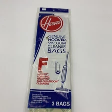 Hoover F Bags Pack Electric Quick Broom NOS Genuine NIP Vacuuming