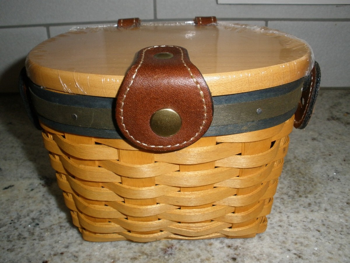 Longaberger Basket Combo 2001 Country Estates Small Saddlebrook