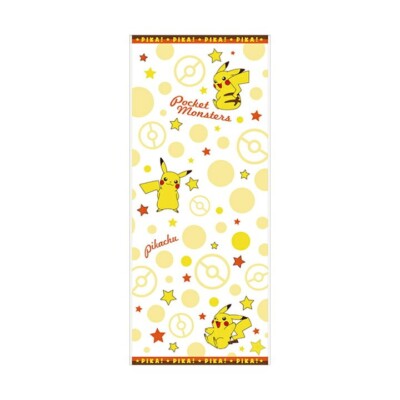pokemon  Face towel Jumping Pikachu Plush Stuffed 80×34×0.3:cm