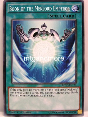 Yu-Gi-Oh - 1x Boon of the Meklord Emperor - LC5D - Legendary Collection 5