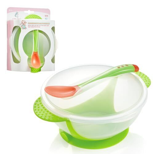 Baby Bowls and Spoons Kids Bowls Baby Bowls with Suction for Baby ,BPA Free,