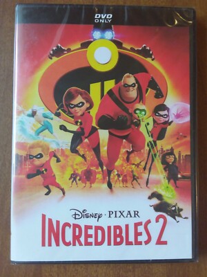 (未使用･未開封品)Incredibles 2 [DVD] Disney Pixar: Incredibles 2 (DVD 2018) Sequel Animated