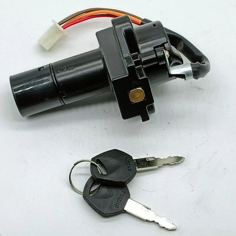 Llave de bloqueo interruptor de encendido para Suzuki GS450 S/SU/E/EU 1985-1989/GS750L 1977-1979 Foto 3 de 4