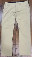 JCrew Slim-fit tech pant Men's 36x31"Khaki Color