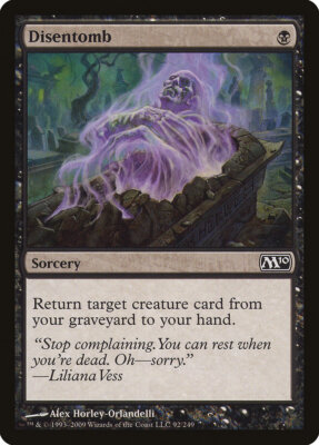 Disentomb [Magic 2010] Magic MTG