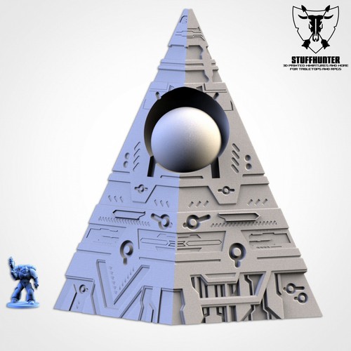 Xeno Pyramids - Tabletop Terrain Terreno - Scenery Wargaming para 28-32mm - Imagen 31 de 47
