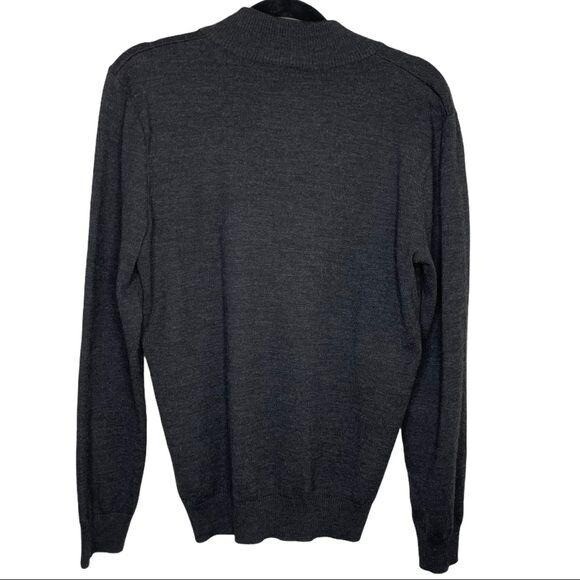 NetWork Men's Quarter Button Pull Over Sweater Me… - image 2