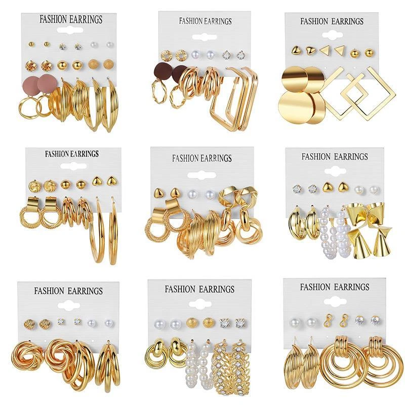 Types of metal best sale earrings