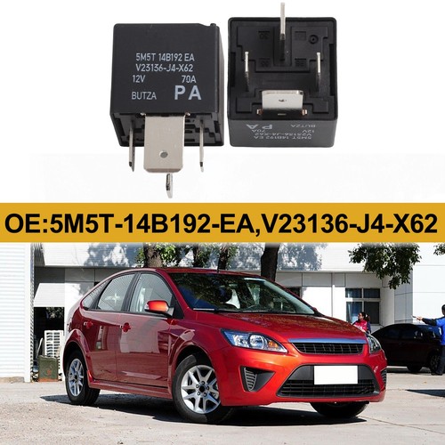 Car Relay Bundle Compatible with For Ford Models Pack of Two DC12V 70A - Picture 1 of 14