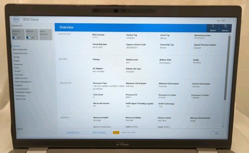 Dell Latitude 5420 i7-1185G7 3.0GHZ 512GB 8GB WIN 11 PRO - READ DESCRIP - Picture 4 of 5