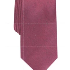 Perry Ellis Portfolio Tie Men's Vandorn Metallic Solid Necktie Dress Formal New