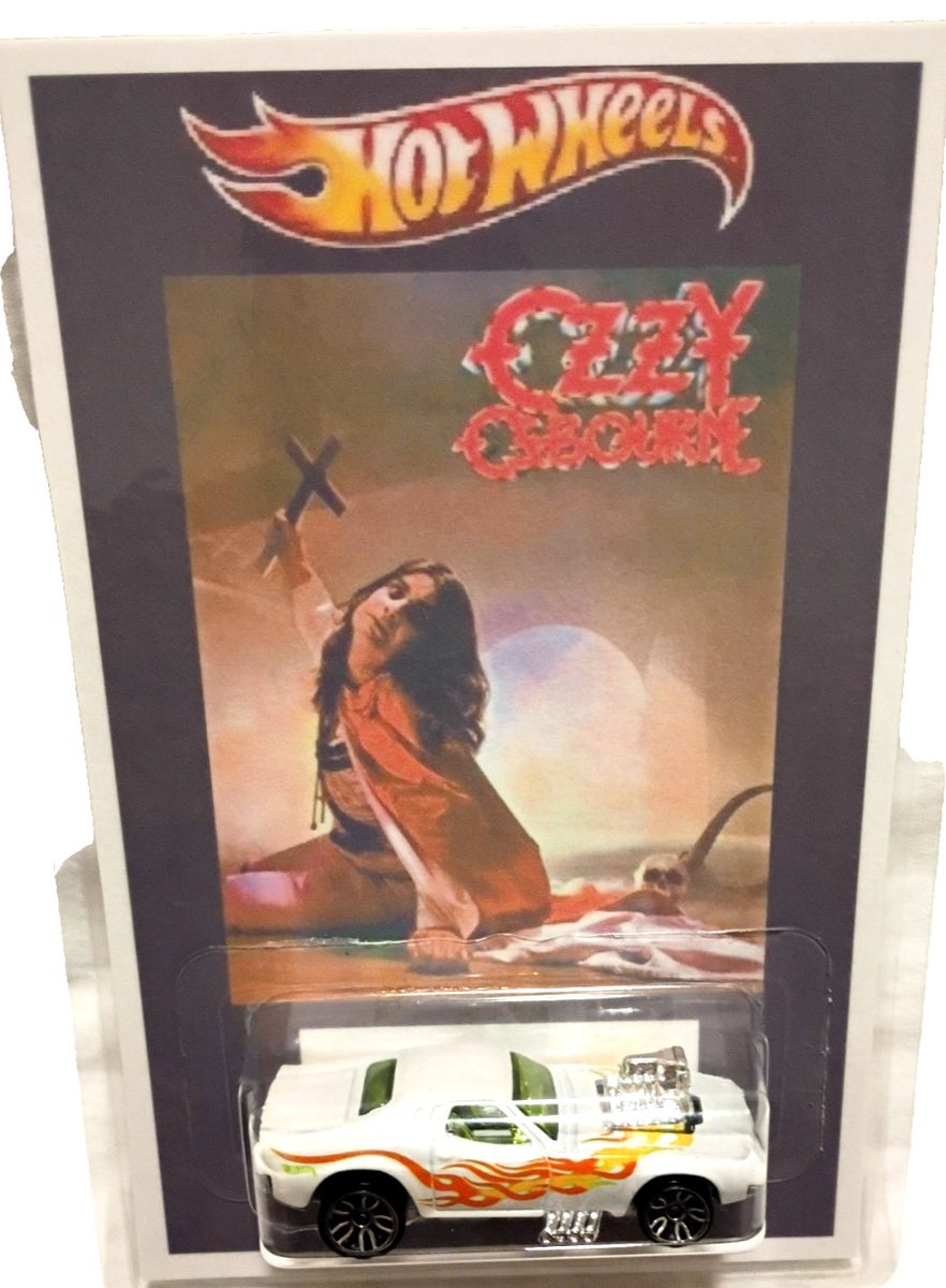 Ozzy Osbourne Custom Rock Hot Wheels Muscle Car Throwback | eBay