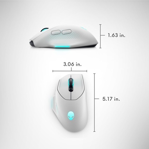 Wireless Gaming Mouse AW620M - Wireless/Wired, 1 x USB - 4 pin USB Type A, 26... - Picture 9 of 9